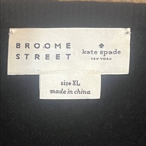 Kate Spade Broome Street Black Wool Blend Sweater sz XL - Picture 2 of 10